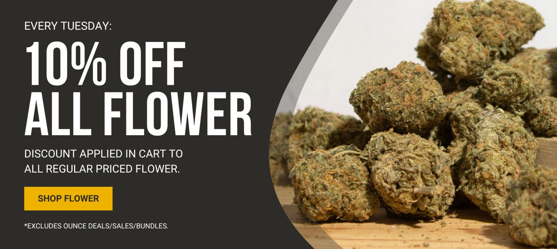 Herb Heaven Canada - 10% Off All Flower Banner
