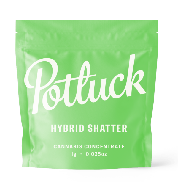 Potluck - Hybrid Shatter - cannabis Concentrate | Herb Heaven Canada