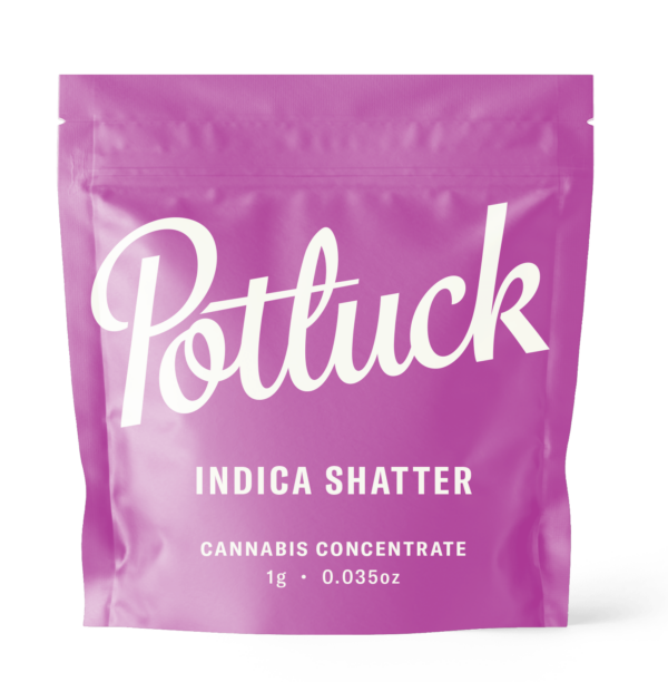 Potluck - Indica Shatter - cannabis Concentrate | Herb Heaven Canada