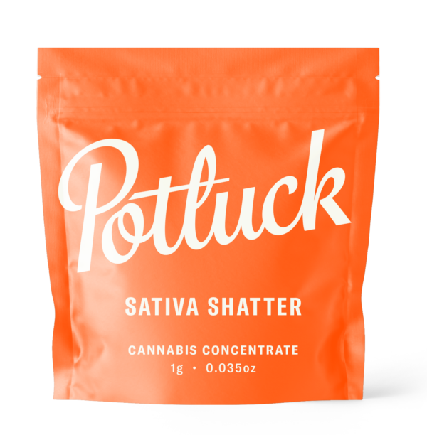 Potluck - Sativa Shatter - cannabis Concentrate | Herb Heaven Canada