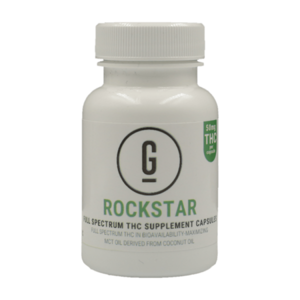GRASS – THC Capsules – Rockstar – 50mg | Herb Heaven Canada
