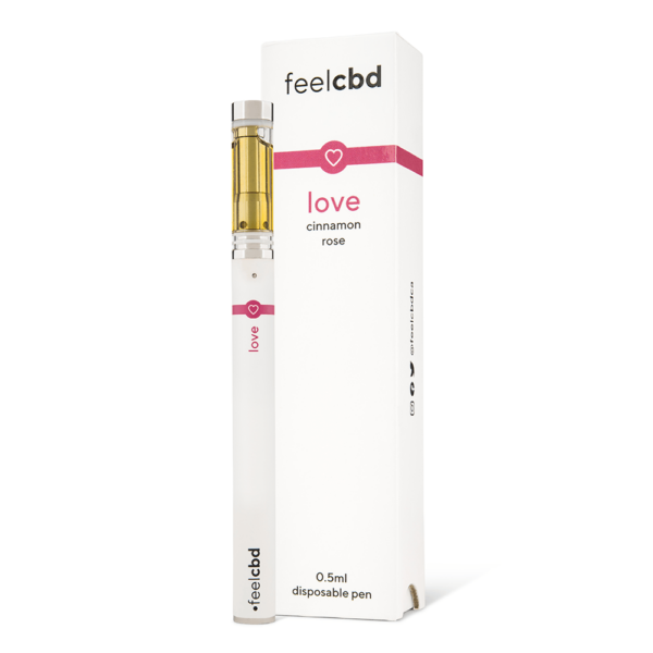 FeelCBD – Love – Dispsable CBD Vape Pen 0.5ml | Herb Heaven Canada