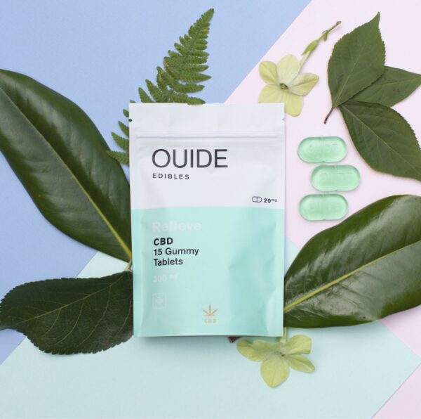 Ouide Edibles – Relieve – CBD gummies 300mg | Herb Heaven Canada