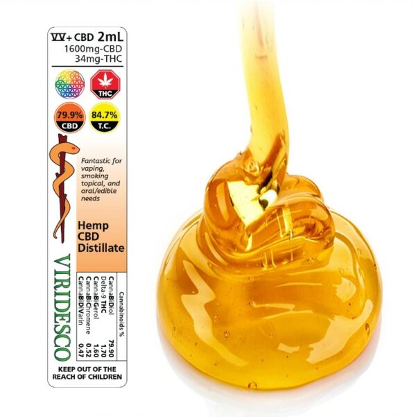 Viridesco – CBD Distillate – 2ml | Herb Heaven Canada