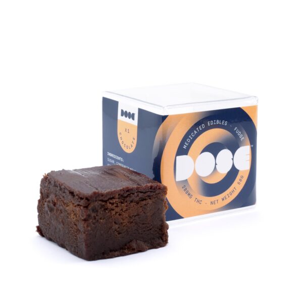 Dose Edibles – Chocolate Fudge – 200mg THC | Herb Heaven Canada