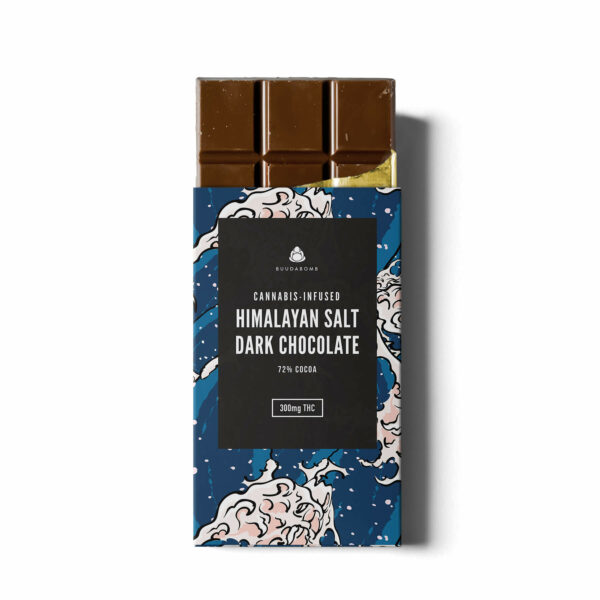 Buudabomb – Himalayan Salt Dark Chocolate – 300mg THC | Herb Heaven Canada