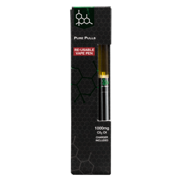 Pure Pulls – CO2 Oil Reusable Vape Pen – Sativa 1ml | Herb Heaven Canada