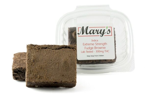 Mary’s Medibles – Extreme Strength Fudge Brownie – 300mg THC (Indica) | Herb Heaven Canada