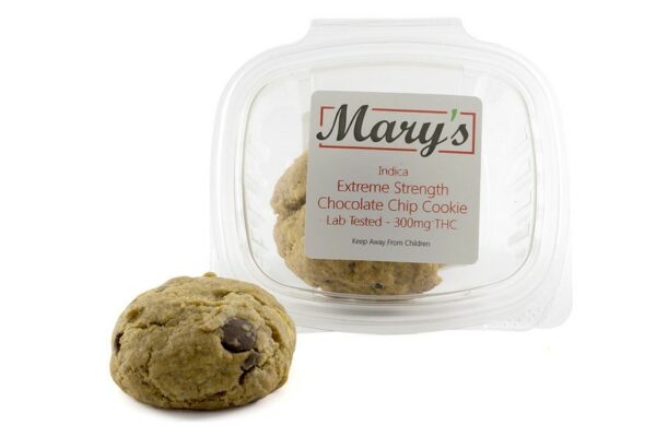 Mary’s Medibles – Extreme Strength Chocolate Chip Cookie – 300mg THC (Indica) | Herb Heaven Canada