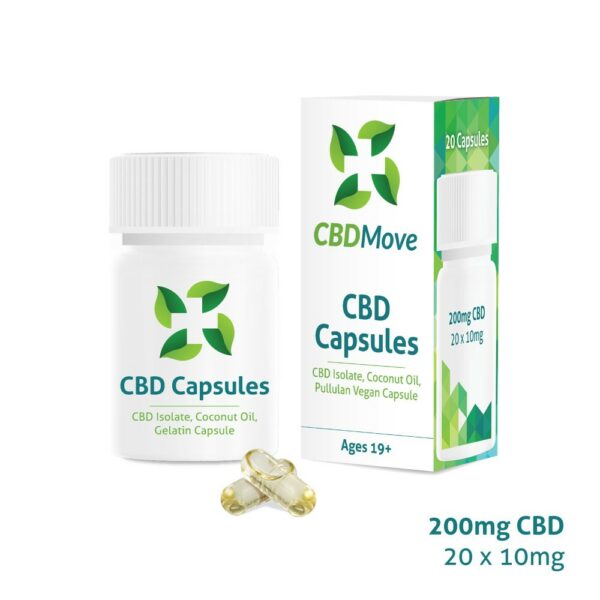 CBD Move – CBD Capsules – 200mg CBD | Herb Heaven Canada