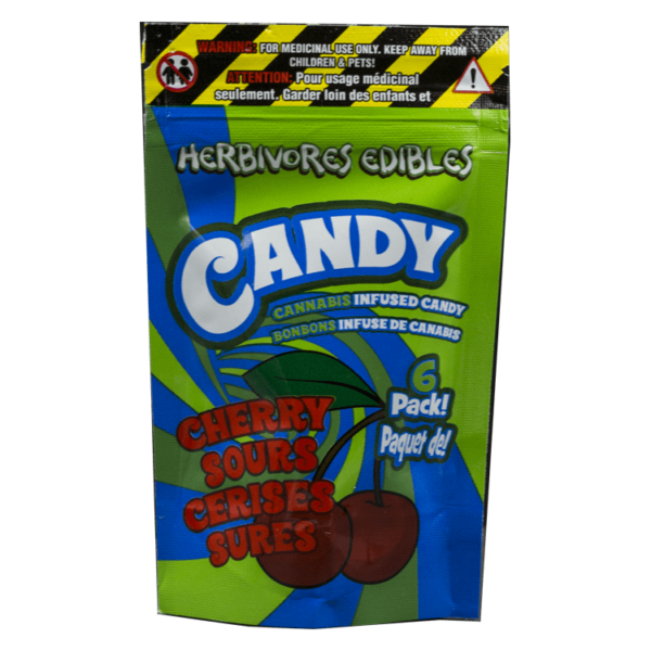 Herbivores Edibles – Cherry Sours Gummies | Herb Heaven Canada