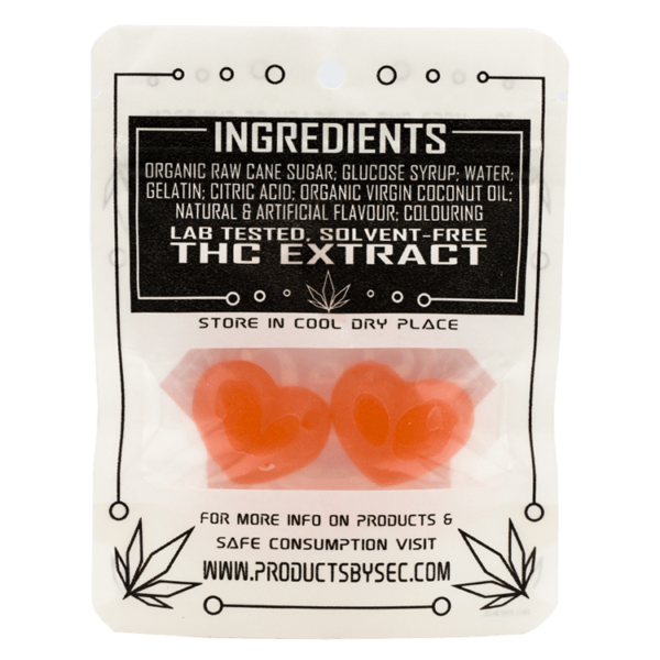 SEC – Hearts- 50mg THC | Herb Heaven Canada