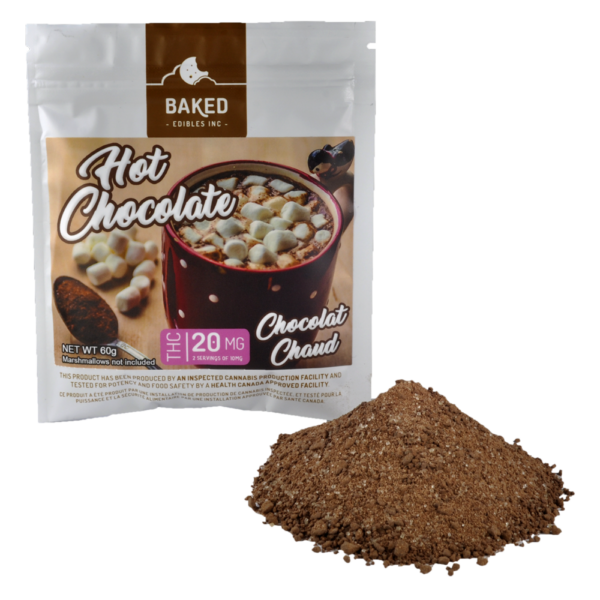 Baked Edibles – Hot Chocolate 20mg THC | Herb Heaven Canada