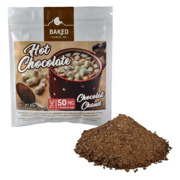Baked Edibles – Hot Chocolate 50mg THC | Herb Heaven Canada