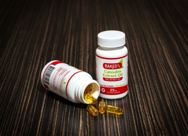 Baked Edibles – THC Extract Capsules 25mg | Herb Heaven Canada