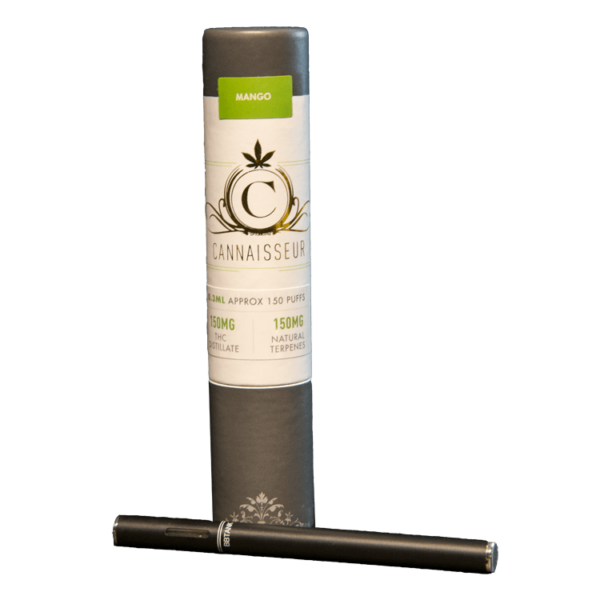 Cannaisseur – Disposable THC Distillate Pen – Mango 0.3ml | Herb Heaven Canada