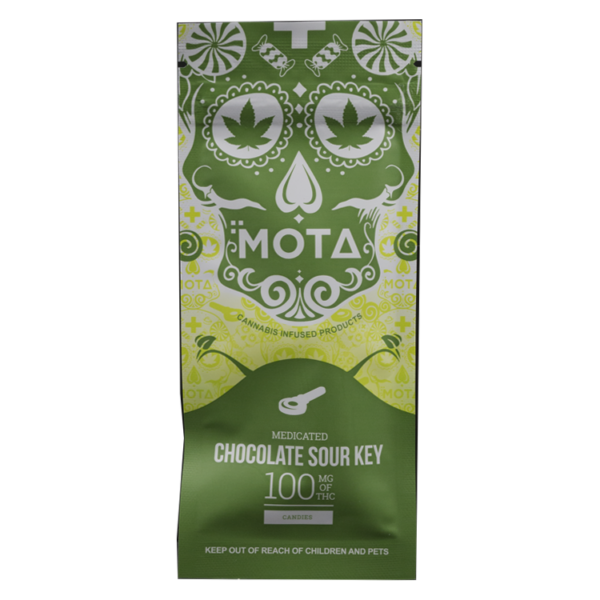 MOTA Edibles – Chocolate Sour Key – 100mg THC | Herb Heaven Canada