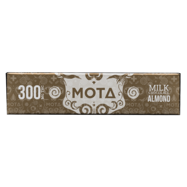 MOTA Edibles – Milk Chocolate Almond Bar – 300mg THC | Herb Heaven Canada