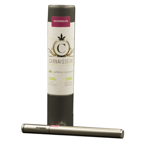 Cannaisseur – Disposable THC Distillate Pen – Watermelon 0.3ml | Herb Heaven Canada