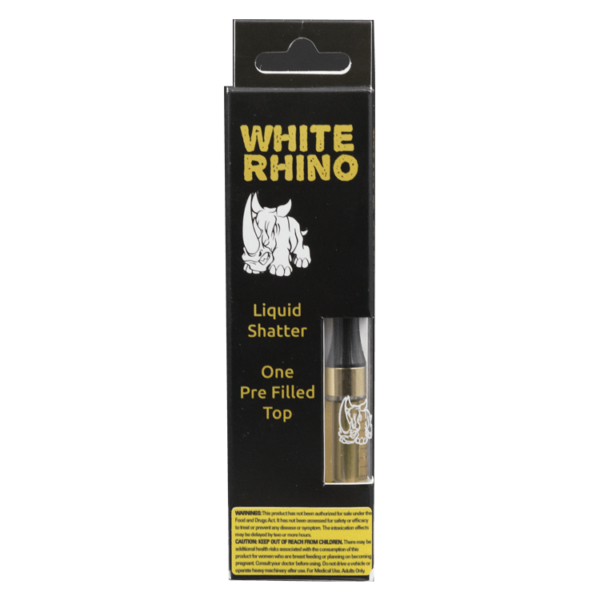 White Rhino – Liquid Shatter Refill Cartridge – Girl Scout Cookies 1g | Herb Heaven Canada