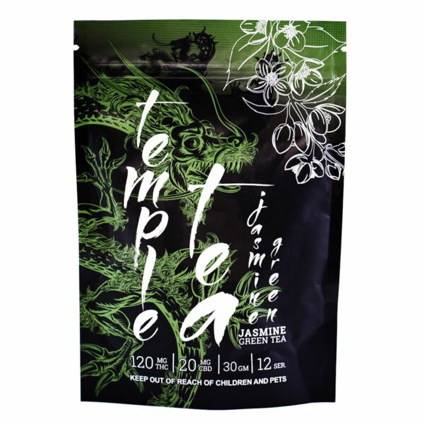 Temple Tea – Jasmine Green Tea – 120mg THC | Herb Heaven Canada