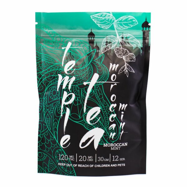 Temple Tea – Moroccan Mint – 120mg THC | Herb Heaven Canada
