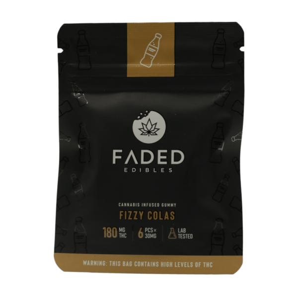 Faded Edibles – Fizzy Colas – 180mg | Herb Heaven Canada