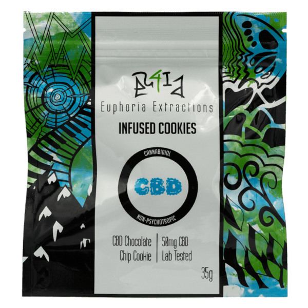 Euphoria Extractions – CBD Cookie – 50mg | Herb Heaven Canada