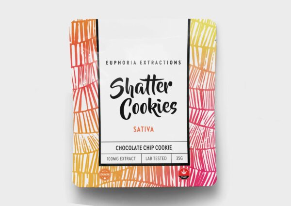 Euphoria Extractions – Chocolate Chip Cookie – Sativa – 100mg THC | Herb Heaven Canada