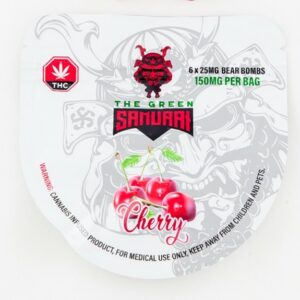 The Green Samurai – Cherry Gummies – 150mg | Herb Heaven Canada