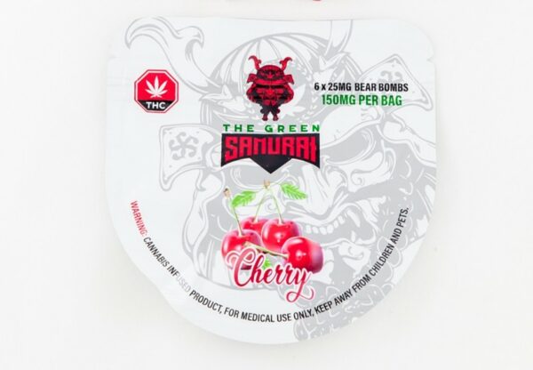 The Green Samurai – Cherry Gummies – 150mg | Herb Heaven Canada