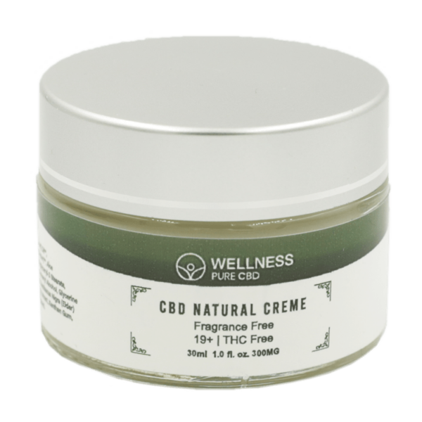 Wellness Pure CBD – Natural Creme – 500mg | Herb Heaven Canada