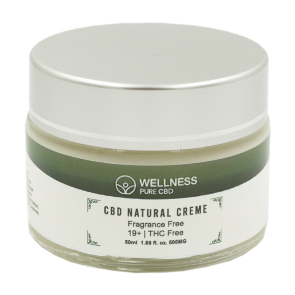 Wellness Pure CBD – Natural Creme – 500mg | Herb Heaven Canada