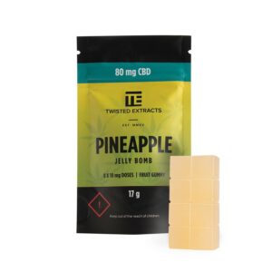 Twisted Extracts – Pineapple Jelly Bombs – CBD | Herb Heaven Canada