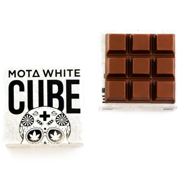 MOTA White Cube – 180mg CBD Milk Chocolate Cube | Herb Heaven Canada