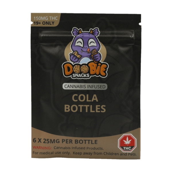 Doobie Snacks – CBD Sour Gummy Bears – 150mg CBD | Herb Heaven Canada