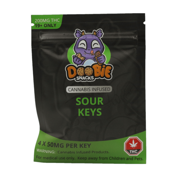 Doobie Snacks – CBD Sour Gummy Bears – 150mg CBD | Herb Heaven Canada