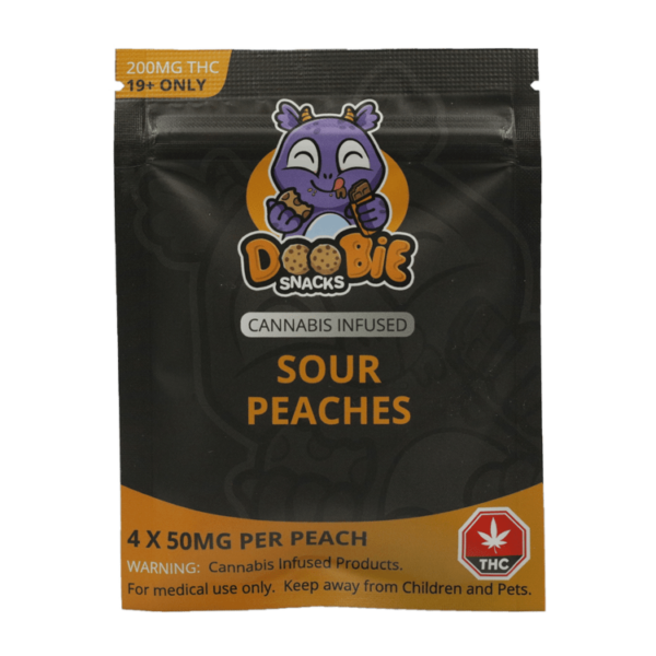 Doobie Snacks – CBD Sour Gummy Bears – 150mg CBD | Herb Heaven Canada