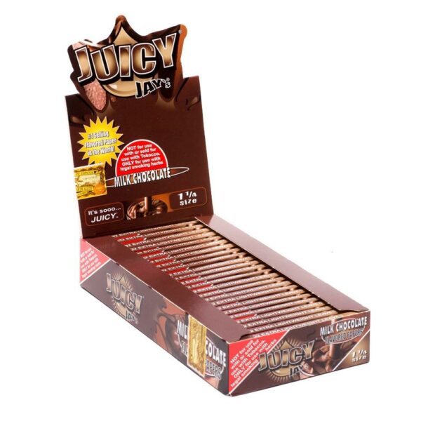 Juicy Jay’s – Hemp Papers (1.25 Inch) – Milk Chocolate | Herb Heaven Canada