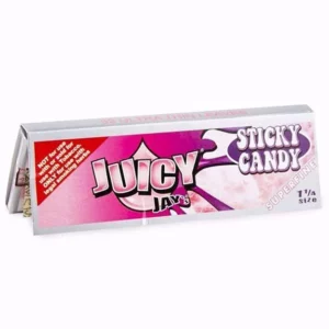 Juicy Jay’s – Superfine Hemp Papers (1.25 Inch) – Sticky Candy | Herb Heaven Canada