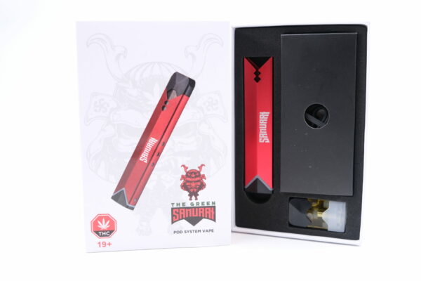 The Green Samurai – LED Vape Kit – 1ml THC | Herb Heaven Canada