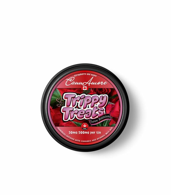 Trippy Treats – Strawberry Guava – CannAmore Love Edition – 500mg THC | Herb Heaven Canada