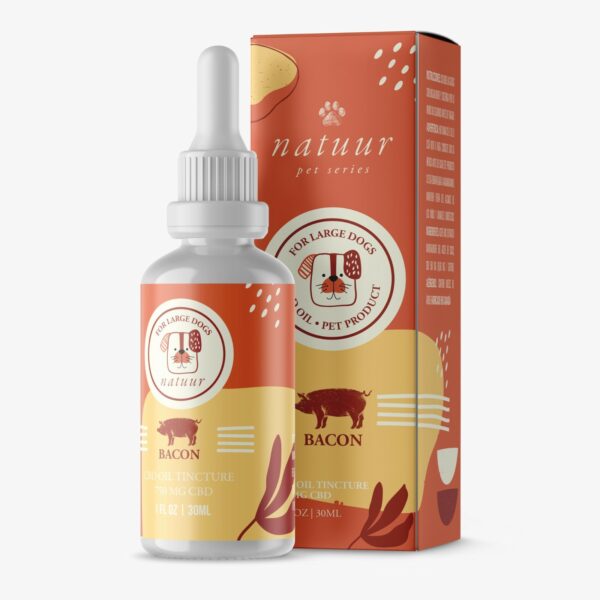 Natuur – Pet Series – CBD Oil For Small Dogs – Bacon Flavour – 125mg | Herb Heaven Canada