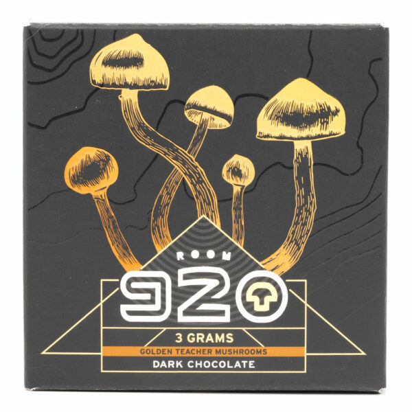 Room 920 – Mushroom Chocolate Bar – Dark Chocolate – 3 Grams | Herb Heaven Canada