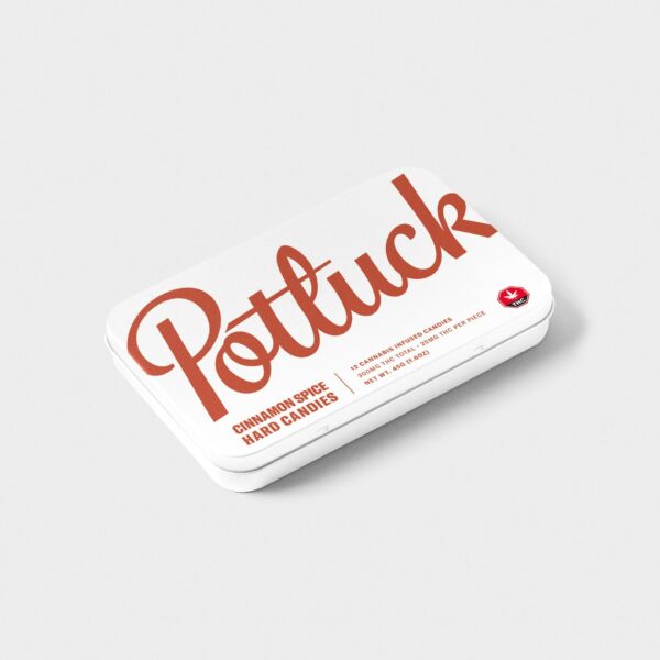 Potluck – Hard Candy – Cinnamon Spice – 300mg THC | Herb Heaven Canada