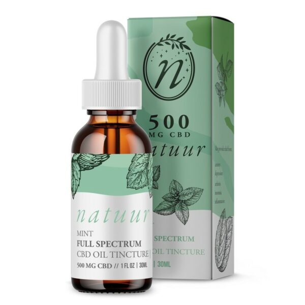 Natuur – Full Spectrum CBD Oil Tincture – Mint | Herb Heaven Canada