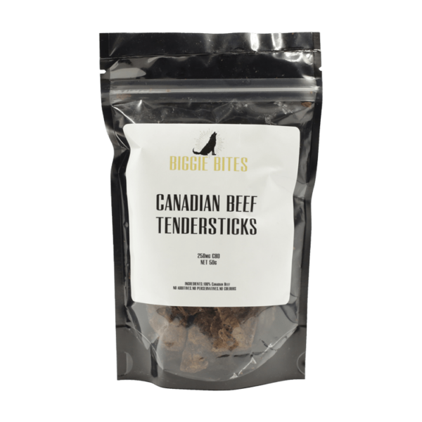 Biggie Bites – Canadian Beef Tendersticks – 250mg CBD | Herb Heaven Canada