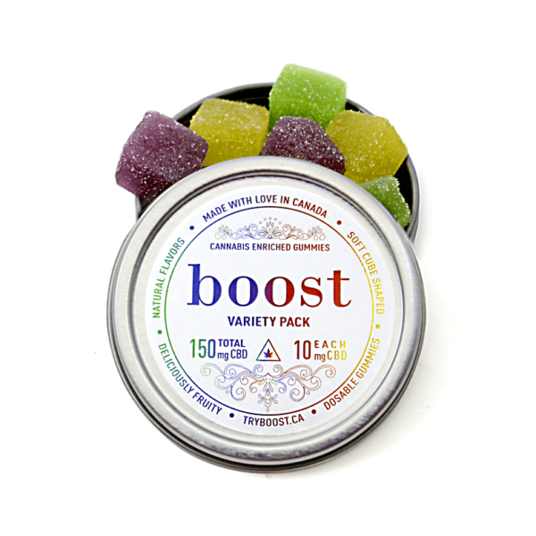 Boost – CBD Variety Pack Gummies – 150mg | Herb Heaven Canada