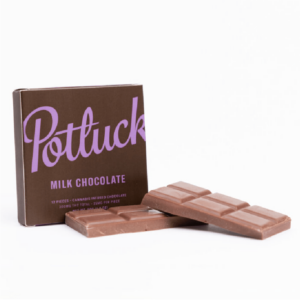 Potluck – Infused Chocolate – Milk Chocolate – 300mg THC | Herb Heaven Canada