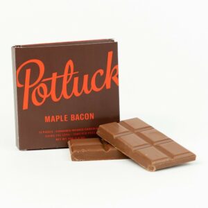 Potluck – Infused Chocolate – Maple Bacon – 300mg THC | Herb Heaven Canada